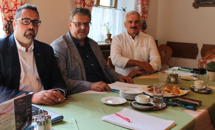 Von links: Uwe Pichler, Gerhard Deimek und Mario Ritter Foto: Leitner