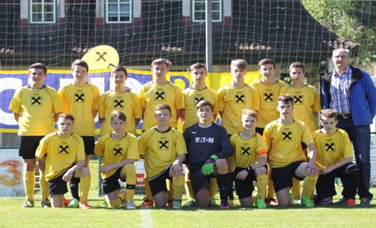 Kader mit Betreuer Harald Zach