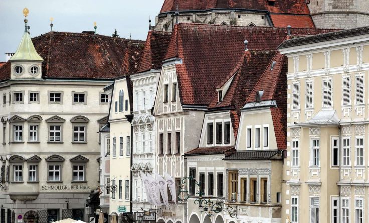 Der Stadtplatz Steyr (Foto: Volker Weihbold)