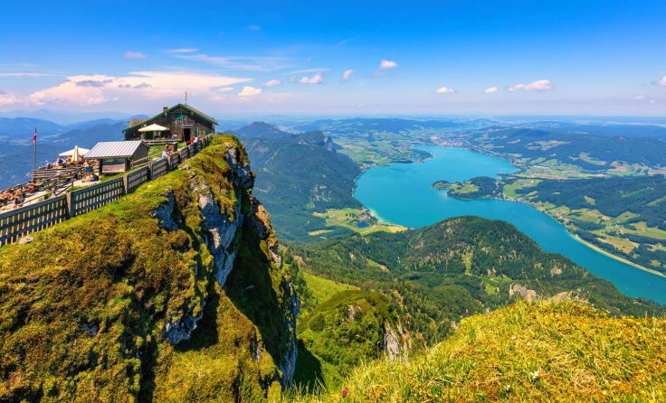 Am Gipfel des Schafbergs (Foto: daliu/stock.adobe.com)