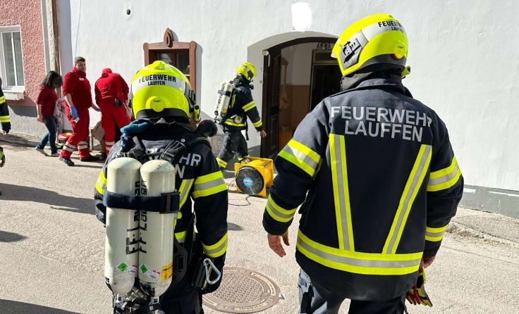 Die Feuerwehr Lauffen im Einsatz (Foto: FF Lauffen)