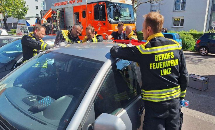 Die Feuerwehr konnte schnell helfen. (Foto: laumat.at/Leserfoto)