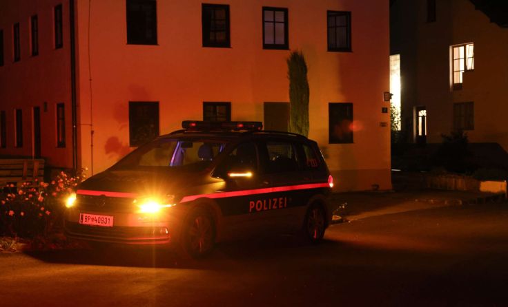 Die Polizei war auch vor Ort. (Foto: laumat.at/Matthias Lauber)