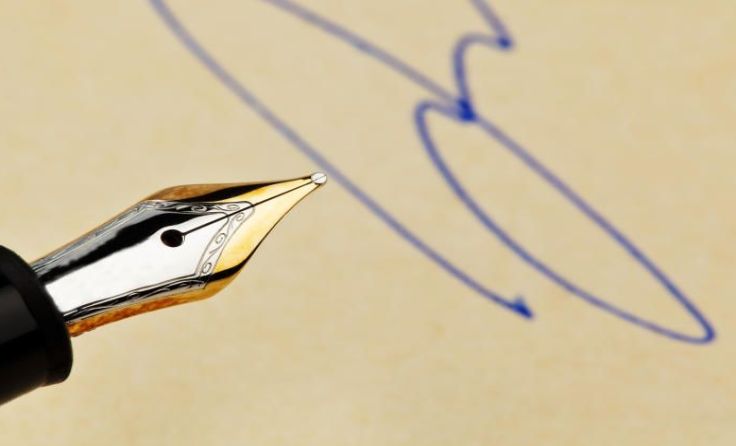 Schöne Kalligrafien zu bewundern. Symbolfoto: E. Wodicka