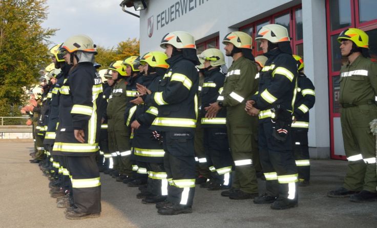 Die Teilnehmer des Grundlehrganges bewiesen ihr Können. Foto: FF Kirchdorf