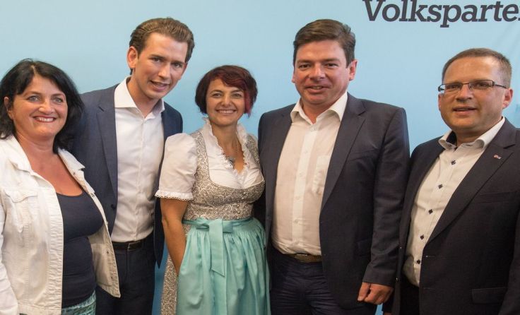Die Kandidaten für den Wahlkreis Traunviertel stellen sich vor. Foto: ÖVP