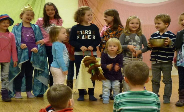 Die Kinder hatten sichtlich Spaß. Foto: Haslinger