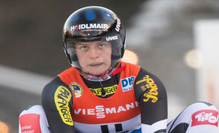 Birgit gibt beim Rennen alles. Foto: Eslage