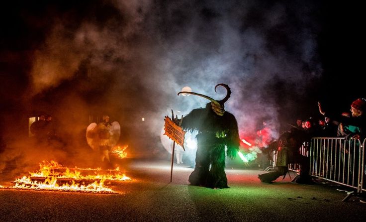 Die Perchten laufen wieder durch Micheldorf. Foto: Christian Kerbl