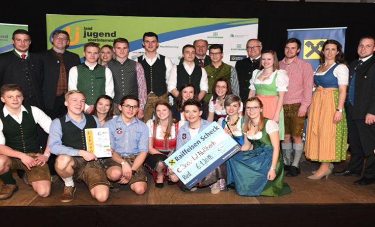 Das Projekt der Landjugend Nußbach wurde mit Gold ausgezeichnet. Foto: LJ OÖ