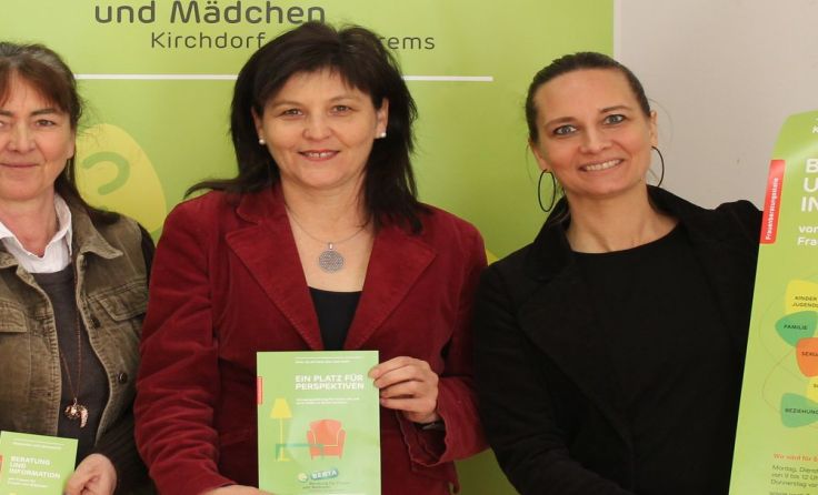 Das Team der Mädchen- und Frauenberatungsstelle BERTA Foto: Carina Kerbl