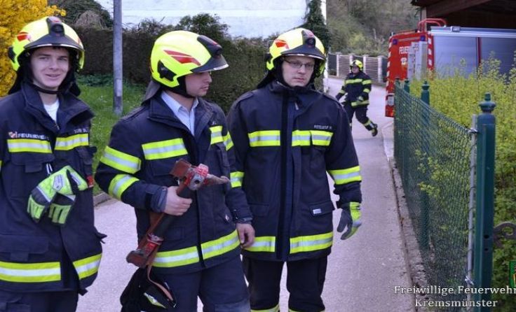 Die FF Kremsmünster befreite eine verunfallte Person. Foto: FF Kremsmünster