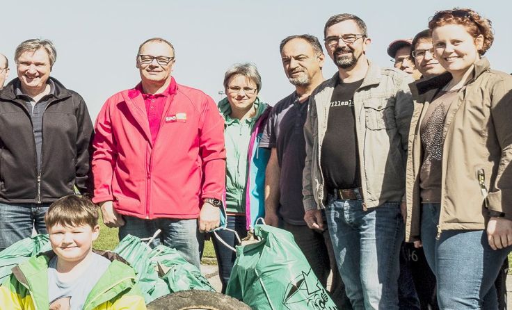 Viele halfen heuer bei der Flurreinigungsaktion in Kirchdorf mit. Foto: K. Dobersberger