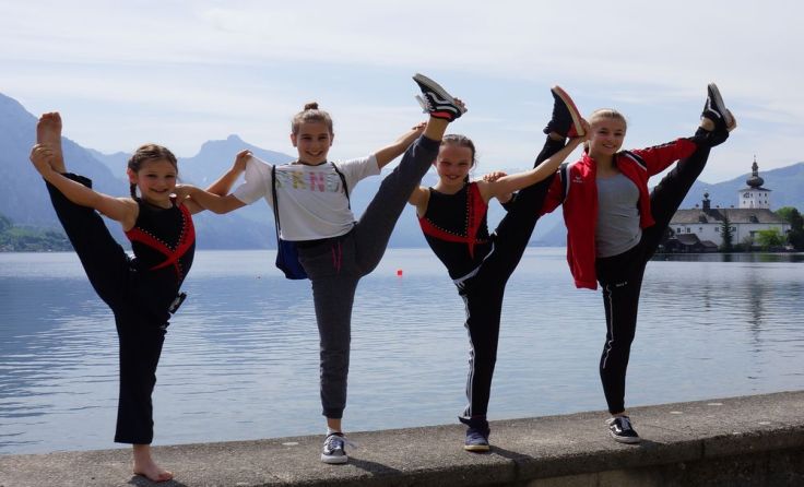 Hannah Plaichinger, Madlen Jäckel, Klara Plaichinger und Nina Scharl (v. l.). Foto: R. Plaichinger