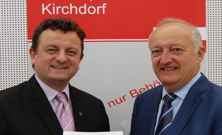 Horst Hufnagl und Dieter Goppold (v. l.). Foto: H. Kurz