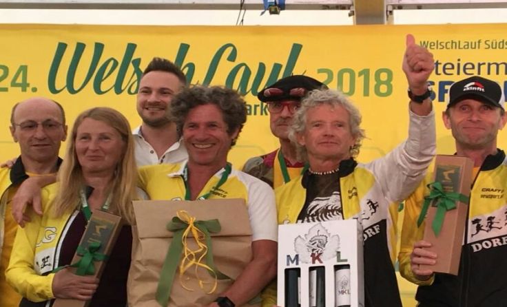 Atzlinger, Sperrer, Janout, Hufnagl und Grall (v. l.) Foto: Laufgemeinschaft Kirchdorf