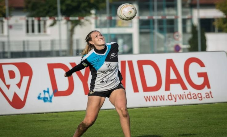 Kathi Lackinger im Einsatz. Foto: V. Weber
