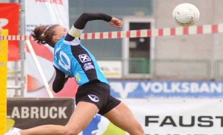 Angreiferin Marlene Hieslmair zeigte im Spiel ihre beste Leistung. Foto: P. Benedik