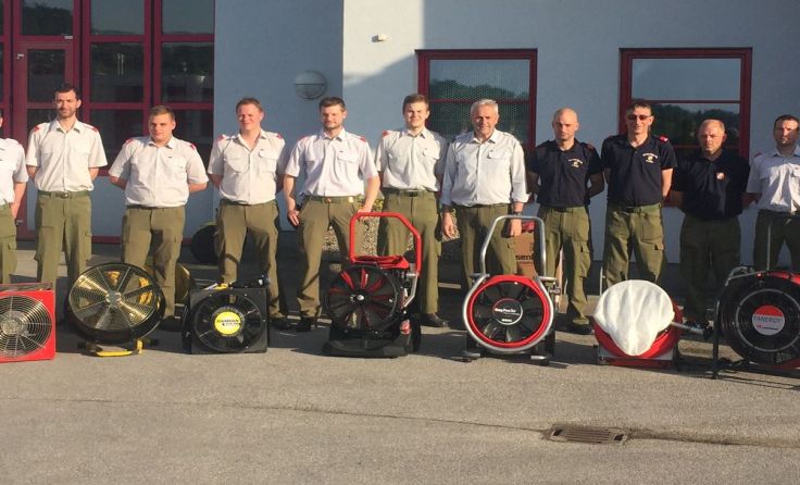 Die Feuerwehrmitglieder aus Kirchdorf nahmen an einem Workshop teil. Foto: BFK Kirchdorf