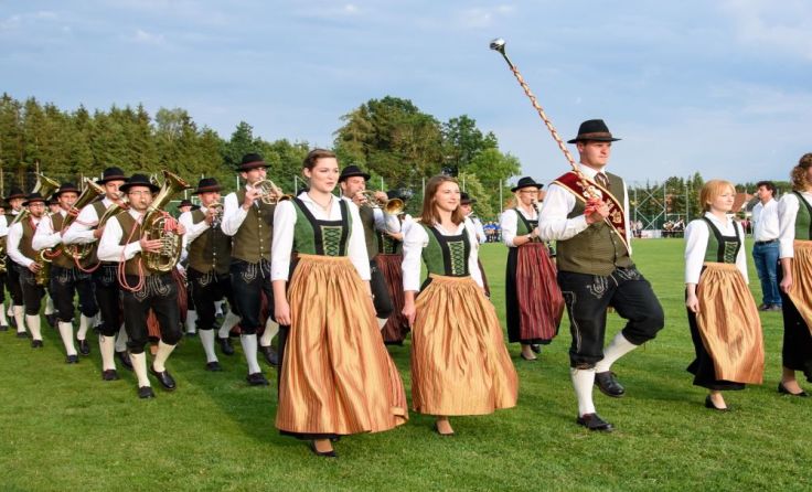 Viele Musikvereine zeigten ihr Können bei der Marschwertung. Foto: A. Krumphuber