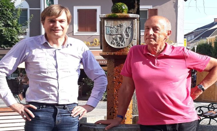 Gerhard Edelsbacher und Christian Kurz (v. l.). Foto: Carina Kerbl