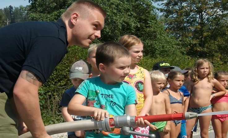 Die Kinder hatten sichtlich Spaß.