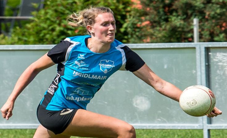 Abwehrstütze Katharina Lackinger freut sich schon auf die neue Saison. Foto: W. Benedik