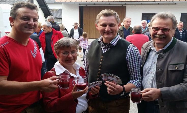 Horst Hufnagl, Bettina Lancaster, Reinhold Binder, Ewald Lindinger (v. l.). Foto: SPÖ