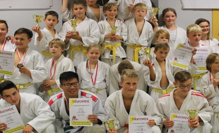 Das Team der Judoka aus Micheldorf.