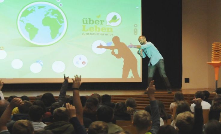 850 Schüler aus dem Bezirk Kirchdorf sahen die Multivisionshow. Foto: GLOBAL 2000