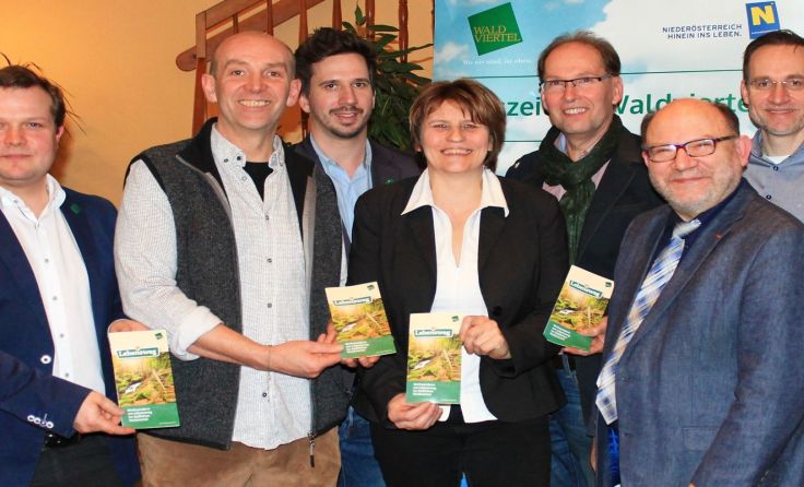 Das Team rund um das Projekt „Lebensweg“ in Laimbach