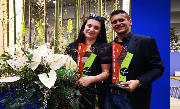 Elena Kaufmann mit Geschäftsführer Rohringer Josef Foto: Privat
