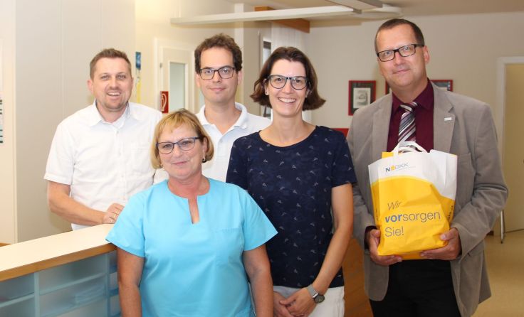 V. l.: Paul Höfinger, Brigitte Heinrichsberger, Simon Kleinberger, Sigrid Luger und Andreas Marzi 