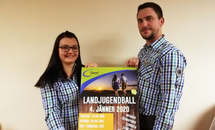 Claudia Langthaler und Manuel Mayer laden zum Landjugendball Emmersdorf