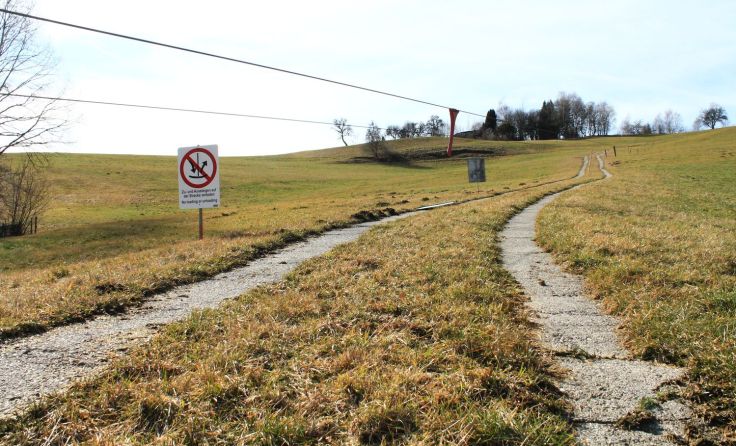 Für den Lift auf der Gansterleiten gab es diesen Winter nichts zu ziehen.