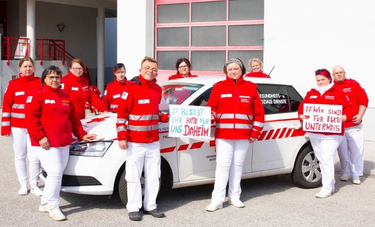 Team der Hauskrankenpflege in Melk Foto: RKNÖ Hanke