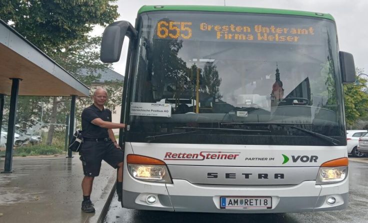 Gerhard Schmid nutzt schon lange Öffis, um in die Arbeit zu kommen. (Foto: NÖ.Regional/Puchner)