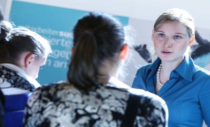Bei der Lehrlingsmesse informieren 50 Unternehmen über Lehrlingsangebote. Foto: Weihbold