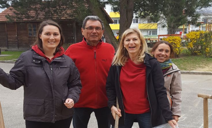 44 Wilheringer Familien holten sich Sand. Foto: SPÖ Wilhering