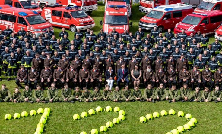 Vier Feuerwehren sind hier vereint. Foto: fotokerschi.at