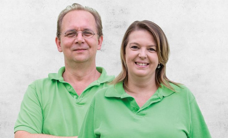Peter Kappacher und Karin Dahel sind Nahversorger in Friedburg. Foto: Erwin Pils