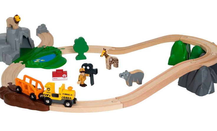 Mit dem BRIO Safari-Bahn-Set lassen sich spannende Abenteuer erleben. Foto: BRIO