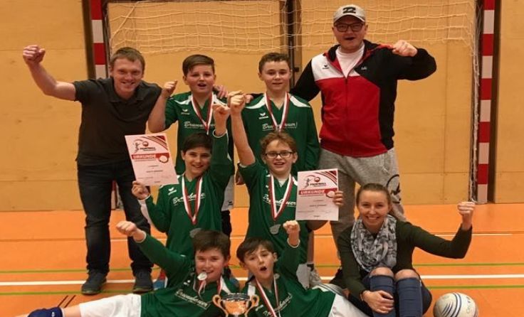 Die jungen Höhnharter Faustballer sicherten sich den Vize-Landesmeister-Titel.