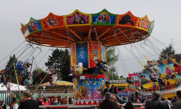 Bei der Herbstmesse gibt es auch wieder einen abwechslungsreichen Vergnügungspark.