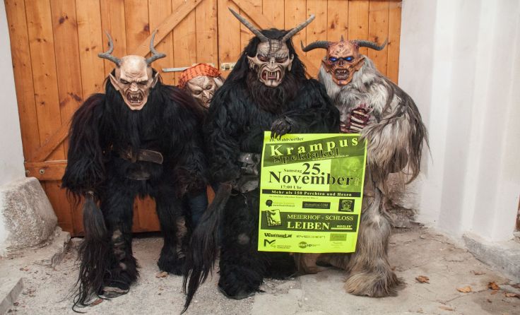 Der Krampusverein Leiben veranstaltet zum 10. mal ihr Krampusspektakel Foto: Krampusverein Leiben