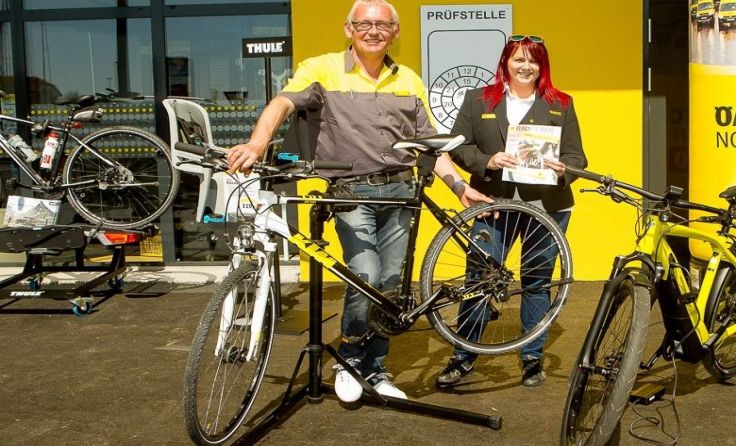 Kostenloser Fahrradcheck beim ÖAMTC. Foto: Christian Mikes 