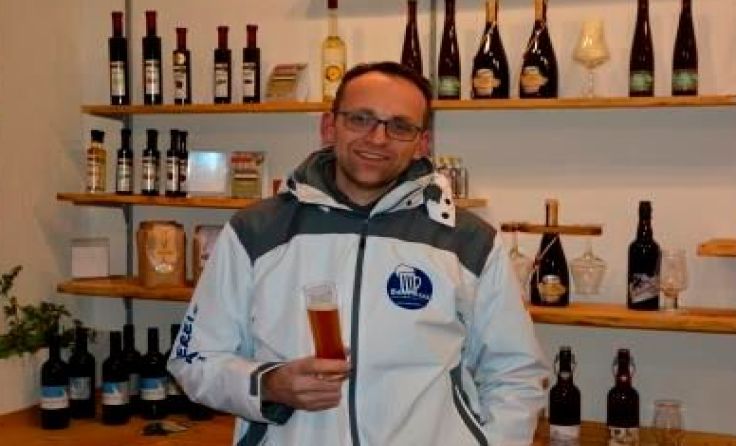 Diplom Biersomelier und Bierbrauer Sascha R. Brauner. Fotos. Schacherl