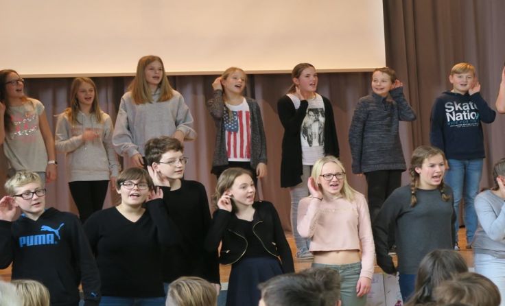 Große Begeisterung bei der Aufführung
