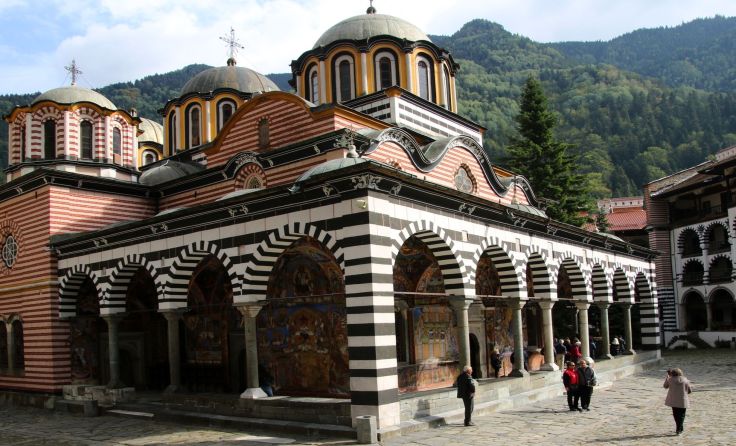 Das Kloster Rila ist im westlichen Bulgarien zu finden.Foto: Martinek