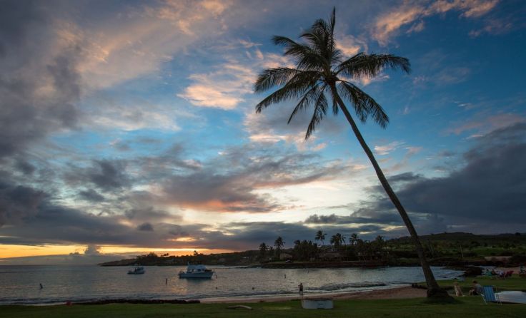 Hawaii, ein Inselparadis hinter dem Horizont. Foto: Herbe